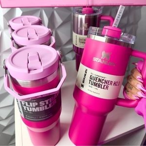 NWT Stanley Camelia 40oz Stainless Steel H2.0
Quencher Tumbler Limited …